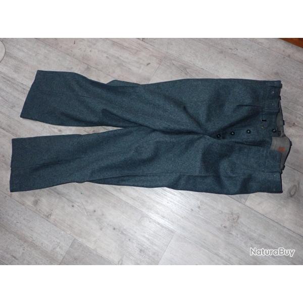 1955 Pantalon d'uniforme suisse.