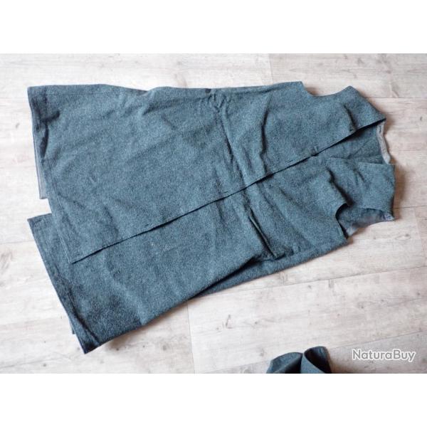 Doublure de manteau d'uniforme suisse. Rare accessoire grand froid. Unit montagne alpine