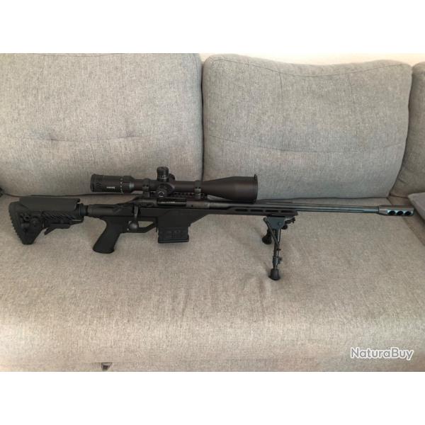 Carabine Savage 110 BA STEALTH Cal.308 + Lunette Hawke Sidewinder 6-24x56