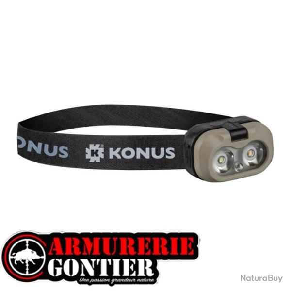 LAMPE KONUSLIGHT FRONTALE FLASH-8 RECHARGEABLE 450 LUMENS