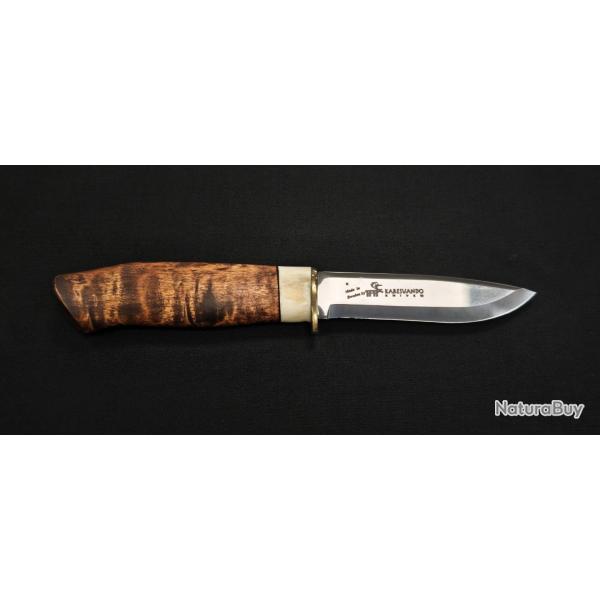 Couteau Galten Exklusiv Karesuando - Manche en corne de renne & tui cuir