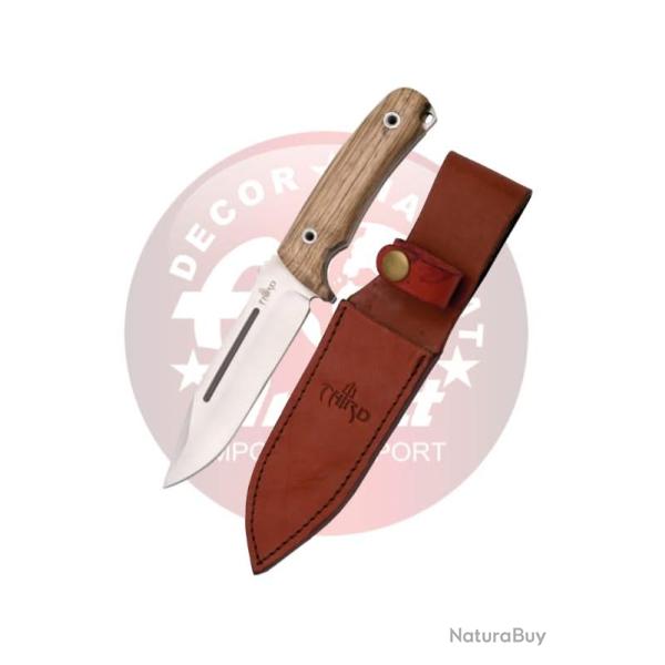 Third H0182J Couteau de chasse en bois de z�bre en acier de 13,2 cm