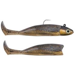 Leurre souple FIIISH Master shad combo 75 Heavy / 9g / Gold minnow
