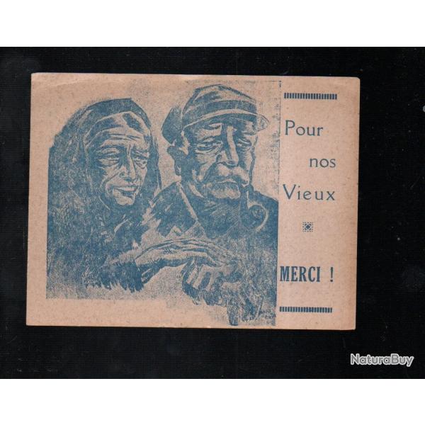 pour nos vieux merci , vichy ? couple carte de soutien