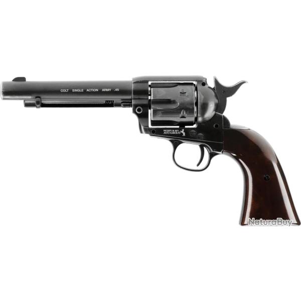 REVOLVER COLT SA ARMY 45 5.5'' CO2 CALIBRE BB/4.5 ANTIQUE FINISH