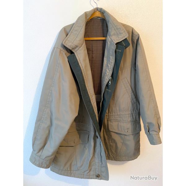 Veste homme 3/4 kaki impermable T 58