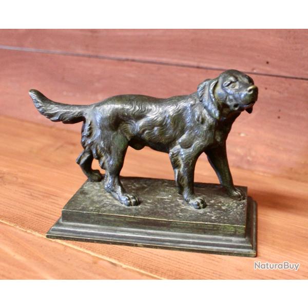 Bronze animalier, chien de chasse XIX�me