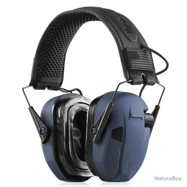 Casque Anti Bruit Electroniques Apollo - Savior Bleu Fonc