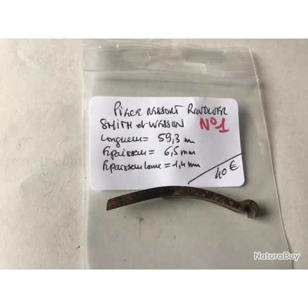 VENDU PAR LE-CUIRASSIER N�1 PIECE RESSORT DE REVOLVER SMITH ET WESSON