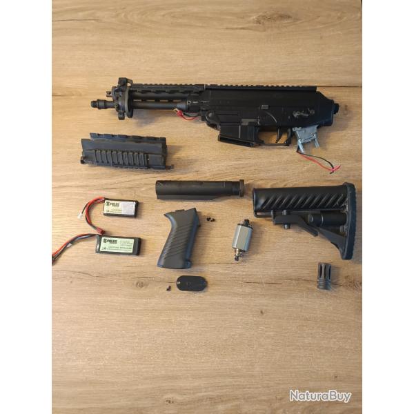 Airsoft gun aeg ebb king arms 556 shorty