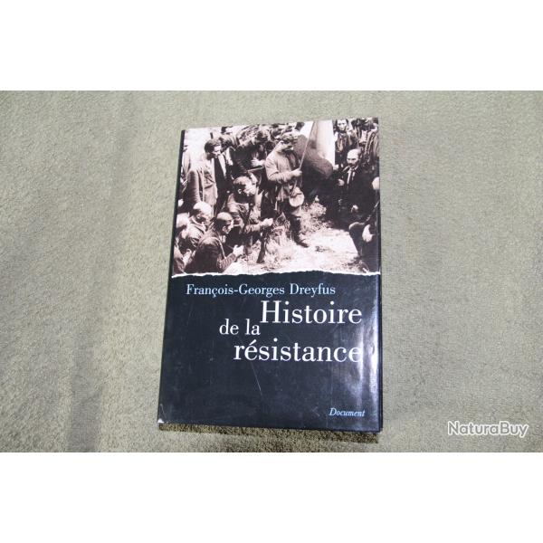 LIVRE HISTOIRE DE LA RESISTANCE