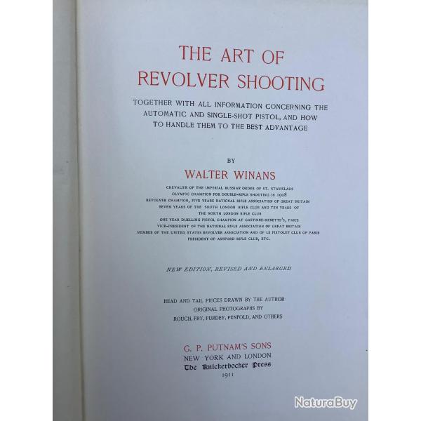 The Art of Revolver Shooting Walter Winans