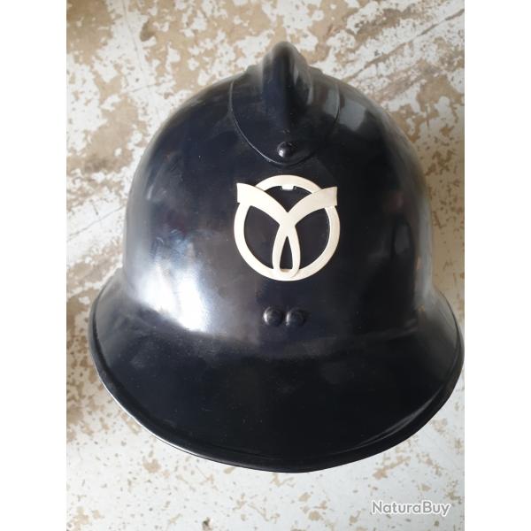 Casque Adrian Mle 1926 d'officier de la milice franaise (29.M)