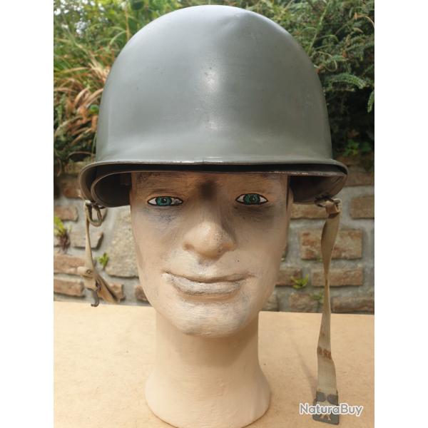 Casque M1 B + filet et toile de jute  reconditionnement  (85.111.M)