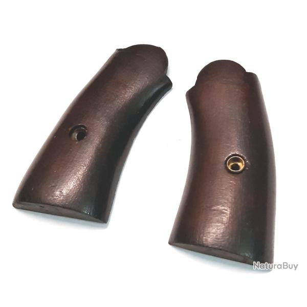 Plaquettes originales pour revolver G�rard ou Kaufmann br�silien, calibre .380 (9 mm), mod�le 1887