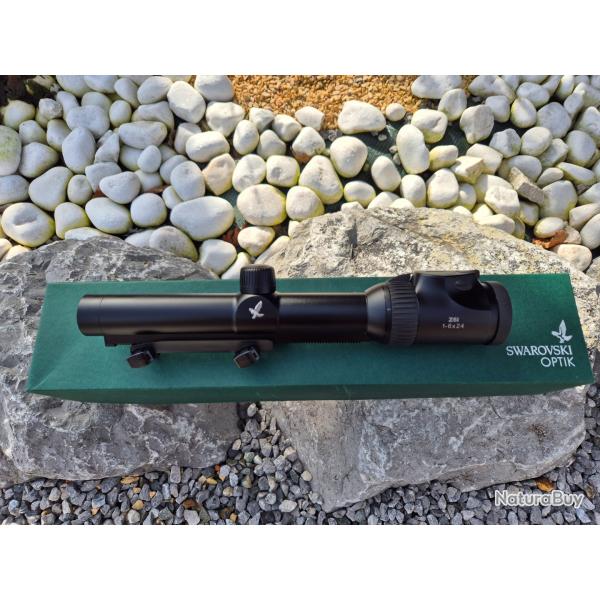 A saisir ! Lunette de battue Swarovski Z6i 1-6�24 SR avec montage Blaser