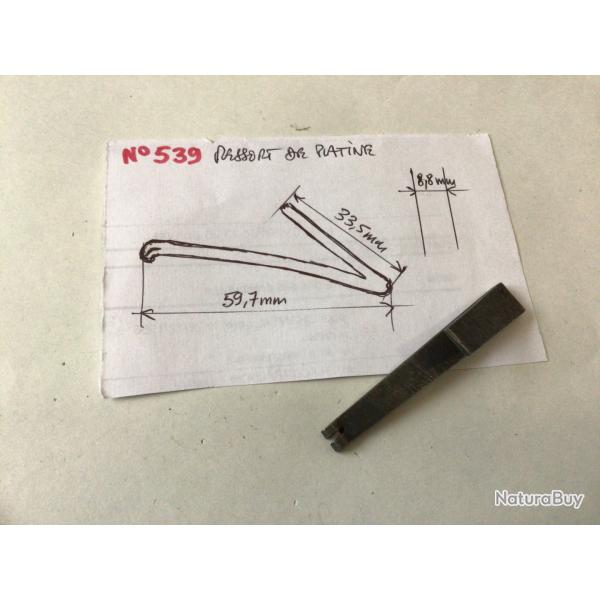 VENDU PAR LE-CUIRASSIER N 539 RESSORT DE PLATINE FUSIL CHASSE ANCIEN