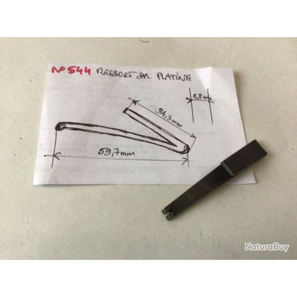 VENDU PAR LE-CUIRASSIER N 544 RESSORT DE PLATINE FUSIL CHASSE ANCIEN