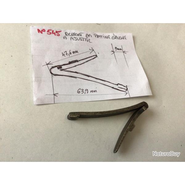 VENDU PAR LE-CUIRASSIER N 545 RESSORT GAUCHE DE PLATINE FUSIL CHASSE ANCIEN