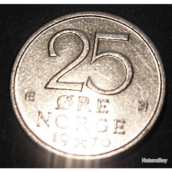 Norvege, pi�ce de 25 ore 1976  ttb