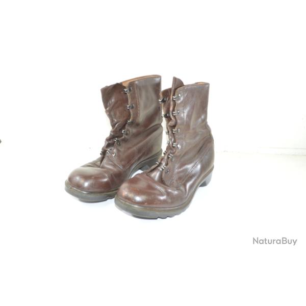 Rangers cuir taille 40, Militaire arme Hollandaise annes 1950. Reconstitution historique, surplus