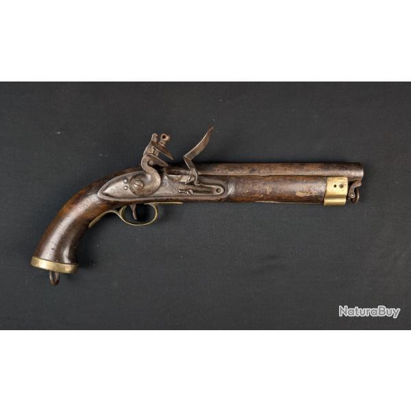 Pistolet de traite  silex type Compagnie des Indes
