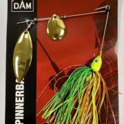 Leurre De Pêche Spinnerbait Hurricane Soft 21g - Fire Tiger VOLKIEN Avec 3 Trailers