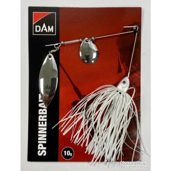 Spinnerbait DAM 10gr pearl White