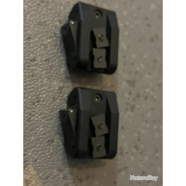 Montage amovible Innomount en 2 partie pour rail Picatinny pour rail ZM, Zeiss, Leica, Blaser,