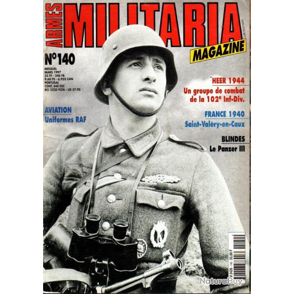 Militaria magazine 140 artillerie arm�e d'armistice, paras canadiens uniformes us, reporter pk front