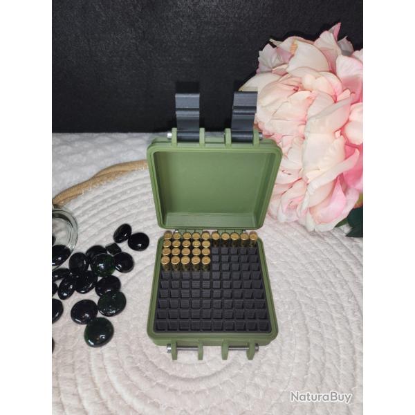 BOITE TRANSPORT 100 MUNITION 22LR - Kaki