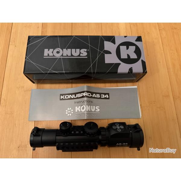 Lunette tactique Konus Pro AS 34 2-6x28