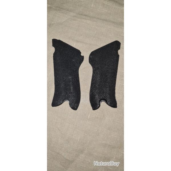 Paire de plaquettes noires pour P08