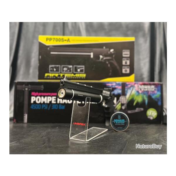 Pack Pistolet PCP - PP700S + Pompe + Plombs 4,5MM