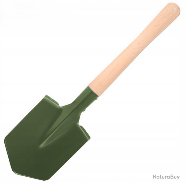 Mini pelle Jardin & Camping - Manche Bois robuste - Avec housse - Outdoor essentiel