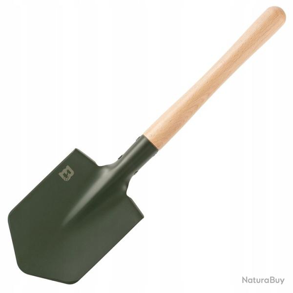 Pelle de survie Olive ( Badger Outdoor ) - Manche en bois - Pour le camping