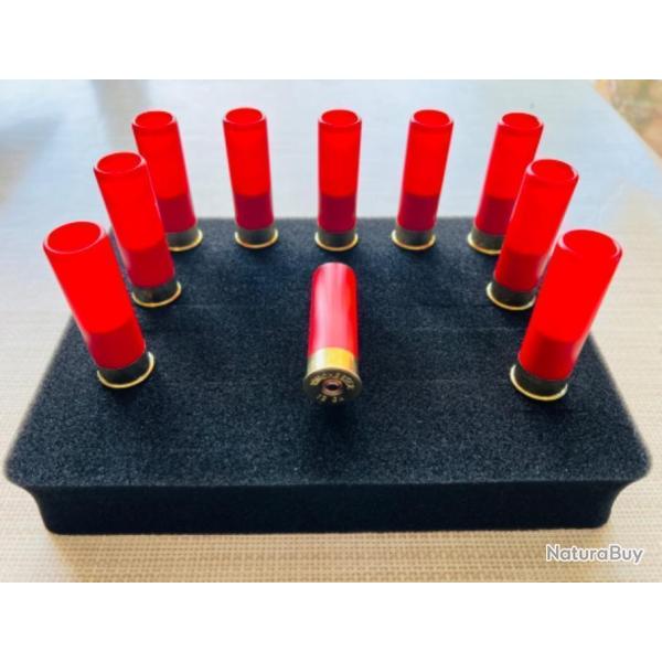 Lot 10 Cartouches � blanc calibre 12