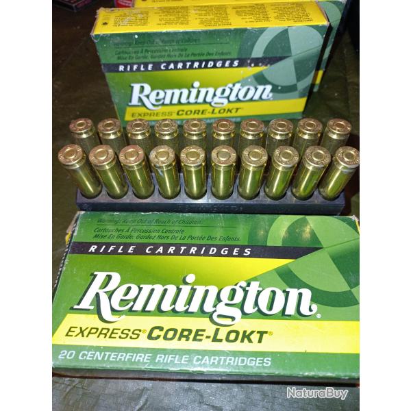 calibre 7mm08 3 bo�tes de 20 remington Express core lokt neuves