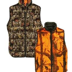 DC 25 ! Gilet de chasse Percussion Warm r&eacute;versible