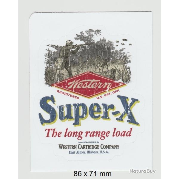 Autocollant : Winchester " SUPER X "