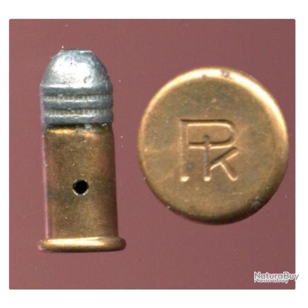 .22 short RF - Une intressant cartouche de Pologne - fabrication entre les deux guerres - neutra