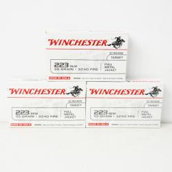1000 Munitions Winchester calibre 223 rem