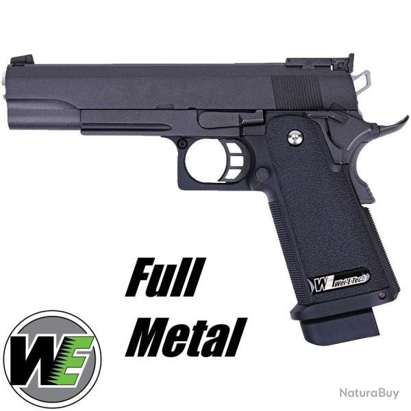 Pistolet airsoft GAZ WE HI-CAPA 5.1, R version, blowback, full metal, 330 FPS, culasse mobile