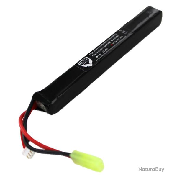1500mah 11.1V stick type size:16*19*180mm with small tamiya