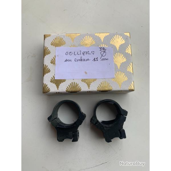 COLLIERS 30 mm sur embase 11 mm