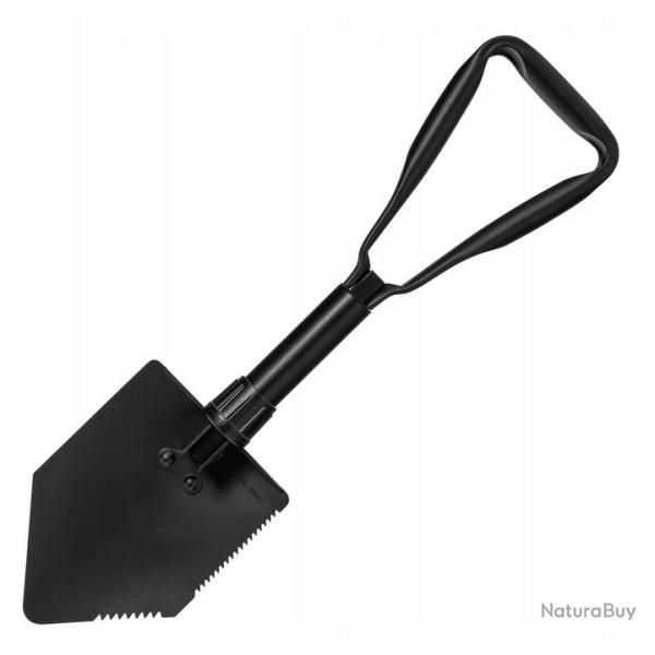 Pelle pliante Mil-Tec avec sac, noire