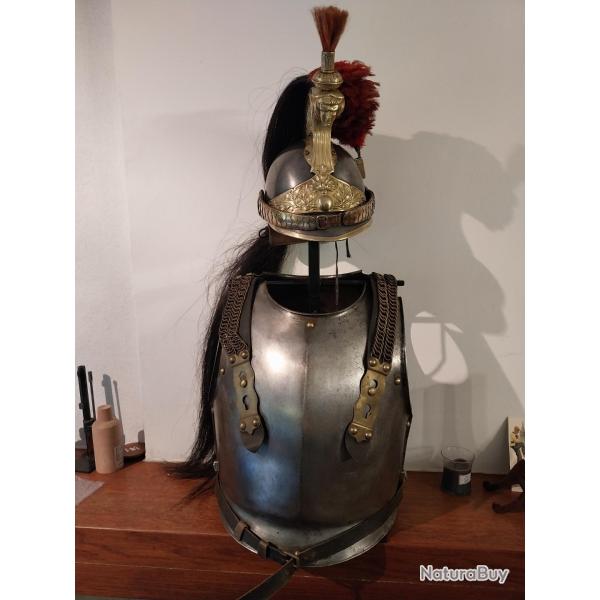 Casque troupe cavalerie cuirassier modle 1874