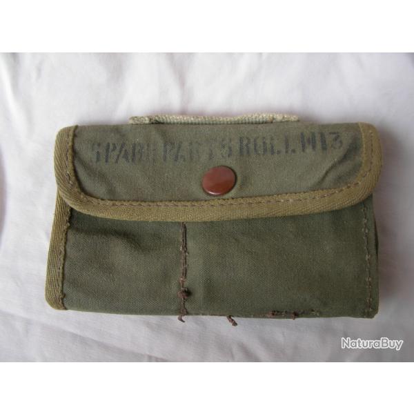 WW2 US TROUSSE KIT D'ENTRETIEN MILITAIRE AMERICAIN M13 AVEC 5 BROSSETTES (39-45)