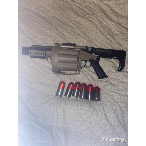 Lance grenade MGL 6 coups Airsoft