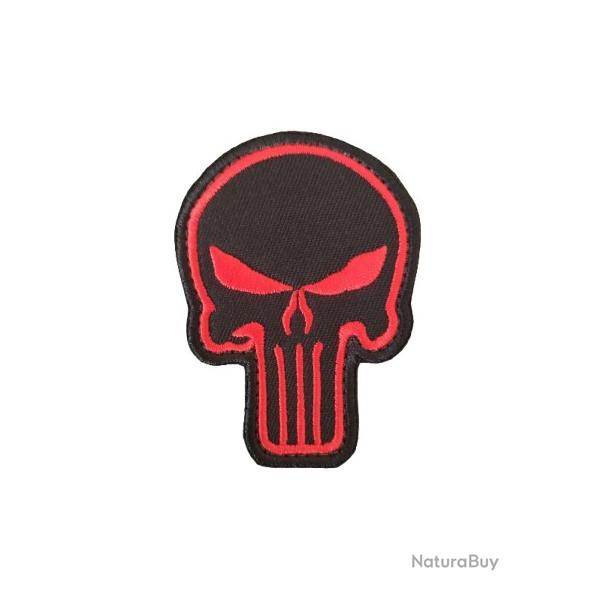 Patch/Ecusson - Crane Punisher - Rouge/noir  - velcro - Livraison gratuite